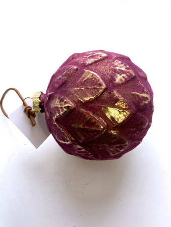 Шар елочный стекл. 10см [20499-10/B19]