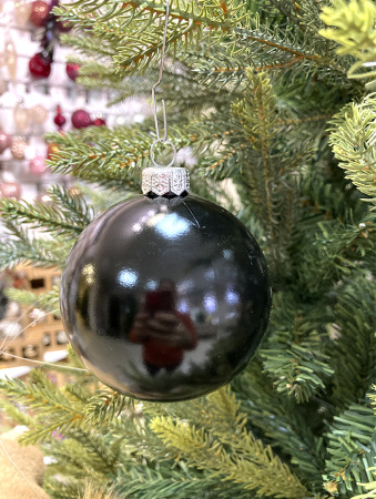 Шары пластиковые, чёрный глянец Шары пластиковые, глянец чёрный