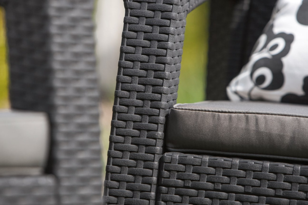 Комплект мебели из искусственного ротанга Alabama set [213968] графит