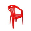 Пластиковый стул-кресло "Комфорт-1", красный [110-0031] (уценка)