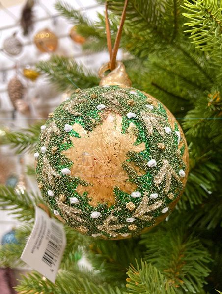 Шар елочный стекл. [63388]