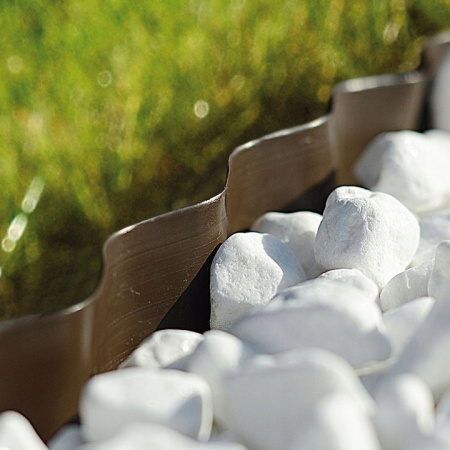 Бордюр для клумб 20см*9м, коричневый