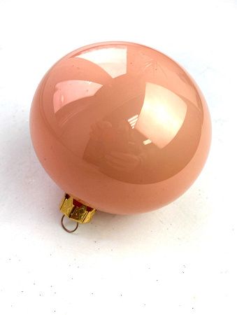 Шар елочный стекл. "Глянцевый" 8 см, [121]