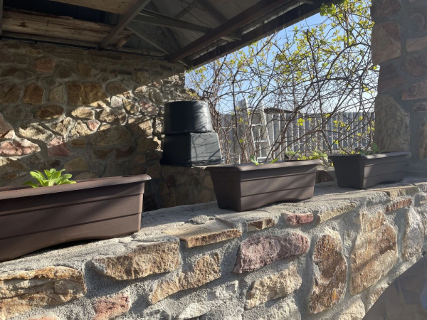 Ящики балконные для цветов рельефные, (шоколад) №3 №1