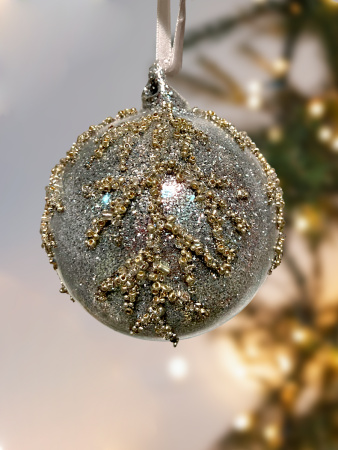 Шар елочный стекл. [67333]