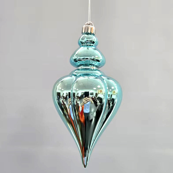 Украшение елочное "Сосулька" 25см голубой [HL202502]