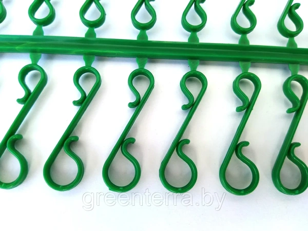 Пластиковые подвесы для елочных игрушек, зелёный (уп.66 шт.) Пластиковые подвесы для елочных игрушек, зелёный (уп.66 шт.)