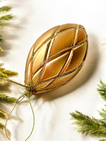 Игрушка елочная стекл. [0056-6]