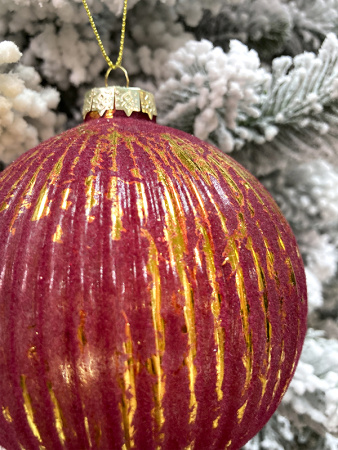 Шар елочный стекл. 10см [20497-10/C19]