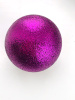 Шары пластиковые, парча фуксия
