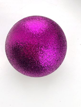 Шары пластиковые, парча фуксия