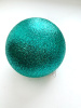 Шары пластиковые, парча бирюзовый В30 Шары пластиковые, парча бирюзовый