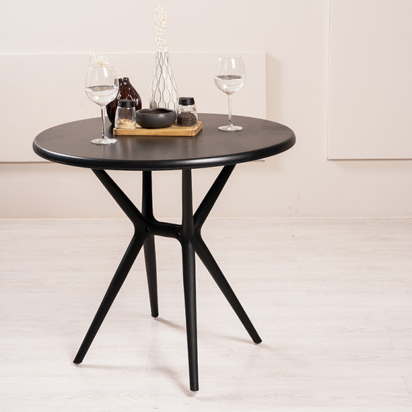 Стол круглый Teori чёрный