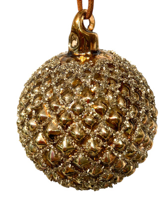 Шар елочный стекл. 10см [67240]