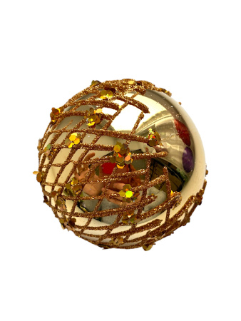 Шар пластиковый декорированный