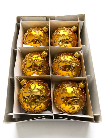 Шар пластиковый декорированный