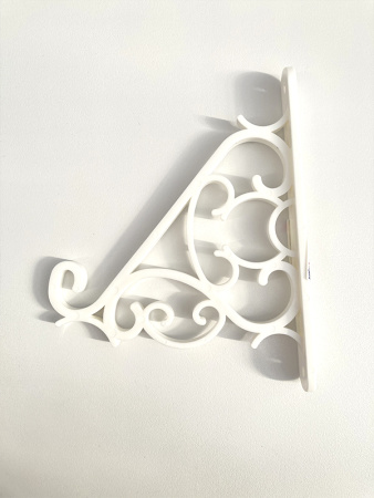 Кронштейн для подвесных кашпо, белый