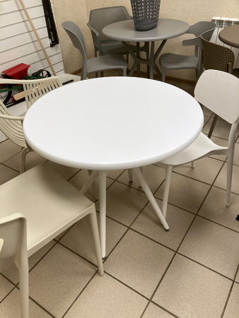 Стол круглый Teori белый
