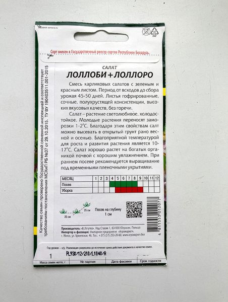 Салат Лоллоби + Лоллоро