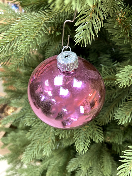 Шар елочный стекл. 8 см, [68]