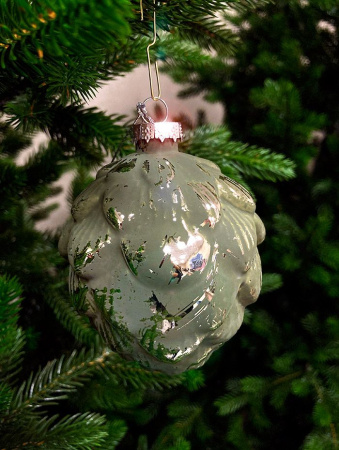 Игрушка елочная стекл. [0063-15]