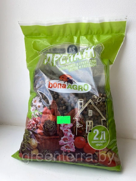 Дренаж керамзитовый "bonaAGRO" 2л МЕЛКИЙ фр. 4-10 мм.