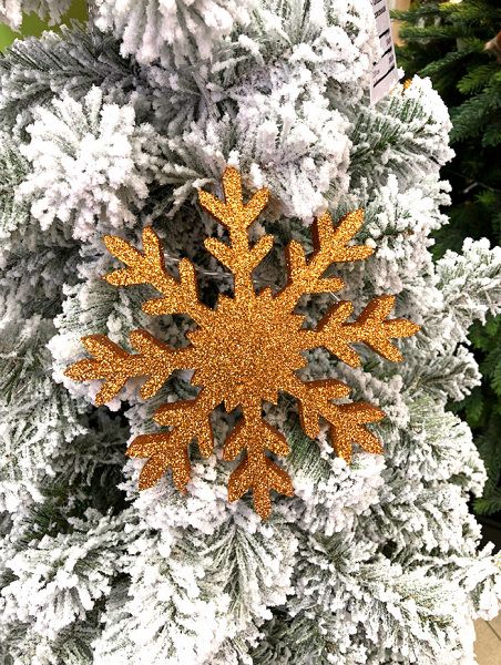 Украшение для больших елок "Снежинка 8-ти конеч." 45 см