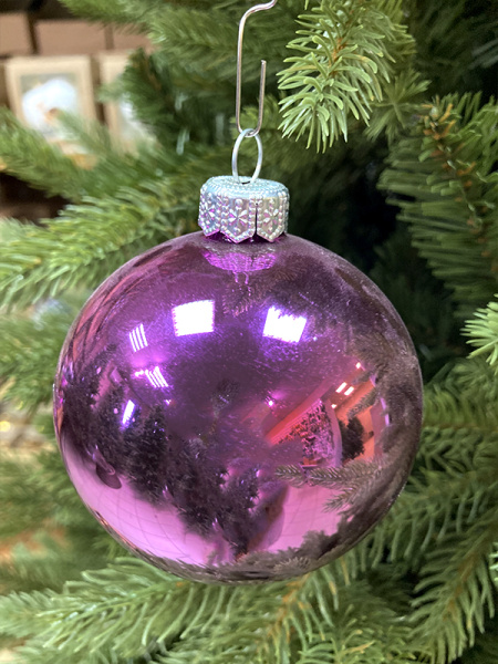 Шар елочный стекл. 8 см, [95]