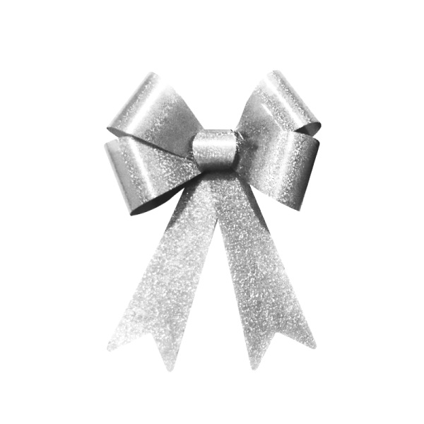 крашение для больших ёлок "Бант глянцевый" 65х50см, разные цвета