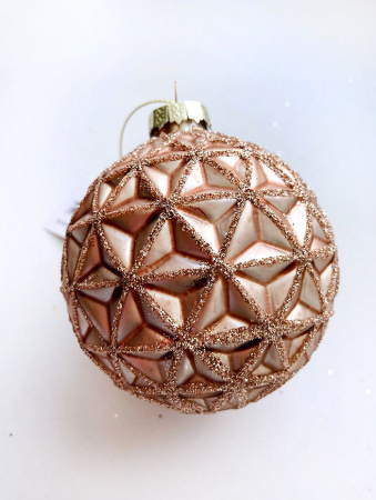 Шар елочный стекл. [0210-12]