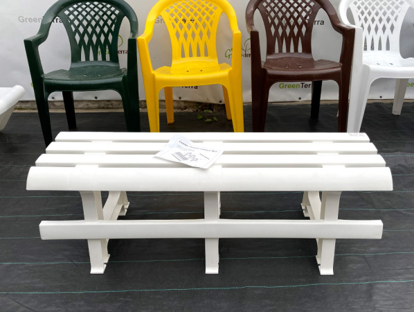 Скамейка садовая без спинки [120-0040 №3]