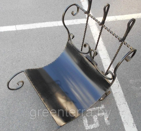 Кованый прикаминный набор "Волна" из 4 предметов