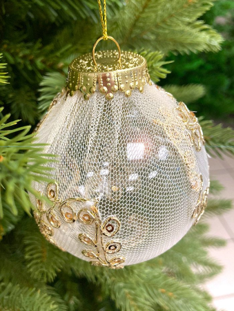 Шар елочный пластиковый [63300]