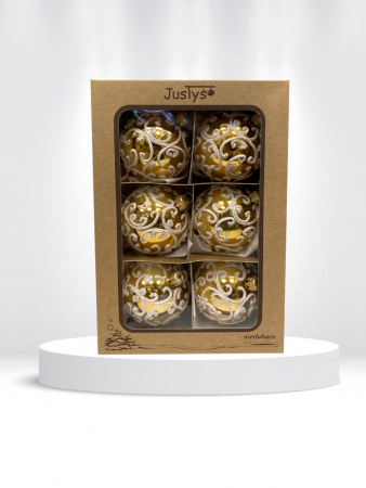 Шар пластиковый декорированный