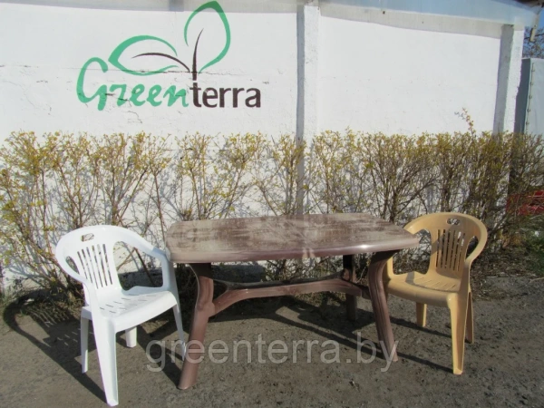 Стол из пластика прямоугольный  "Премиум". Серия «Лессир» [130-0014-lessir]