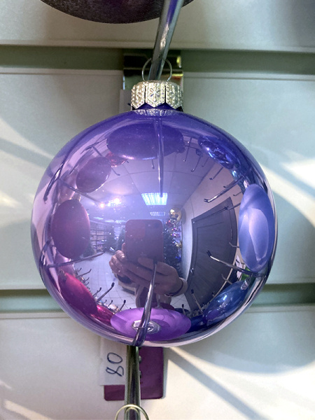 Шар елочный стекл. 8 см, [151]