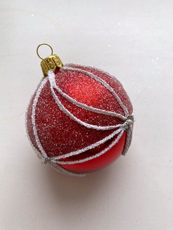 Шар пластиковый декорированный