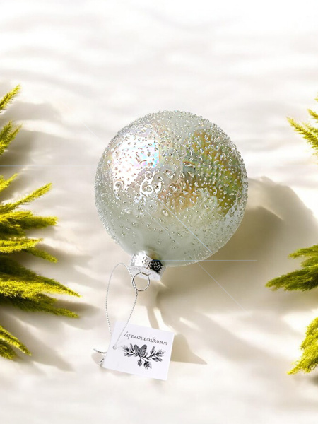 Шар елочный стекл. [5983-1]