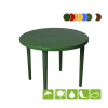 Стол пластиковый круглый [130-0022], болотный