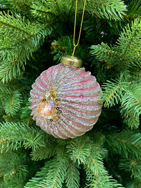 Игрушка елочная стекл. [63626]
