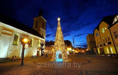 Большая уличная каркасная "Ель с аркой" Большая уличная каркасная "Ель с аркой"