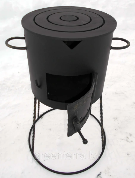 Печь для казана с конфоркой 12л "Жар-птица"