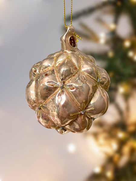 Шар елочный стекл. [66351]