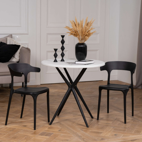 Набор мебели стол круглый Teori + стулья ENOVA
