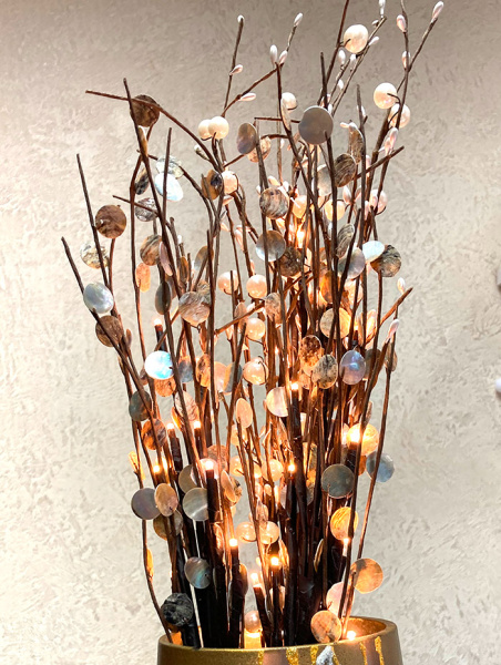 Светодиодная ветвь 16LED 75см, цв.тепл. белый (уп.2шт.) [482145]