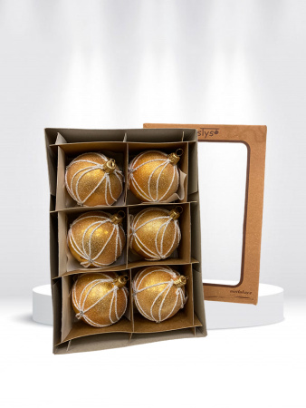 Шар пластиковый декорированный