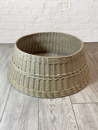 Корзина 65см плетёная под ёлку, разные цвета