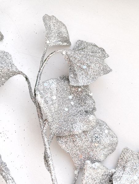 Украшение елочное "Ветка гинкго" 66см 