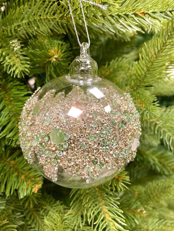 Шар елочный стекл. [63741]