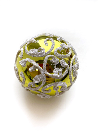 Шар пластиковый декорированный